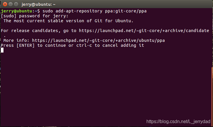install git
