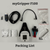 myGripper F100 Force-Controlled Gripper for Cobot 320/Pro 630/Mercury Series, 2-in-1 Design with Bonus Flexible Fingertips (Replaceable)